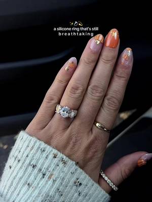 TikTok post by @raygiftfinder for Rinfit. Caption reads: @Rinfit Rings #vacationring #siliconering [...].