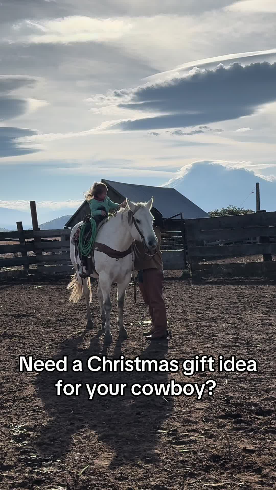 TikTok post by @jenncostales.ranchmom for Ely Cattleman. Caption reads: @Ely Cattleman keeping us outfitted for all....