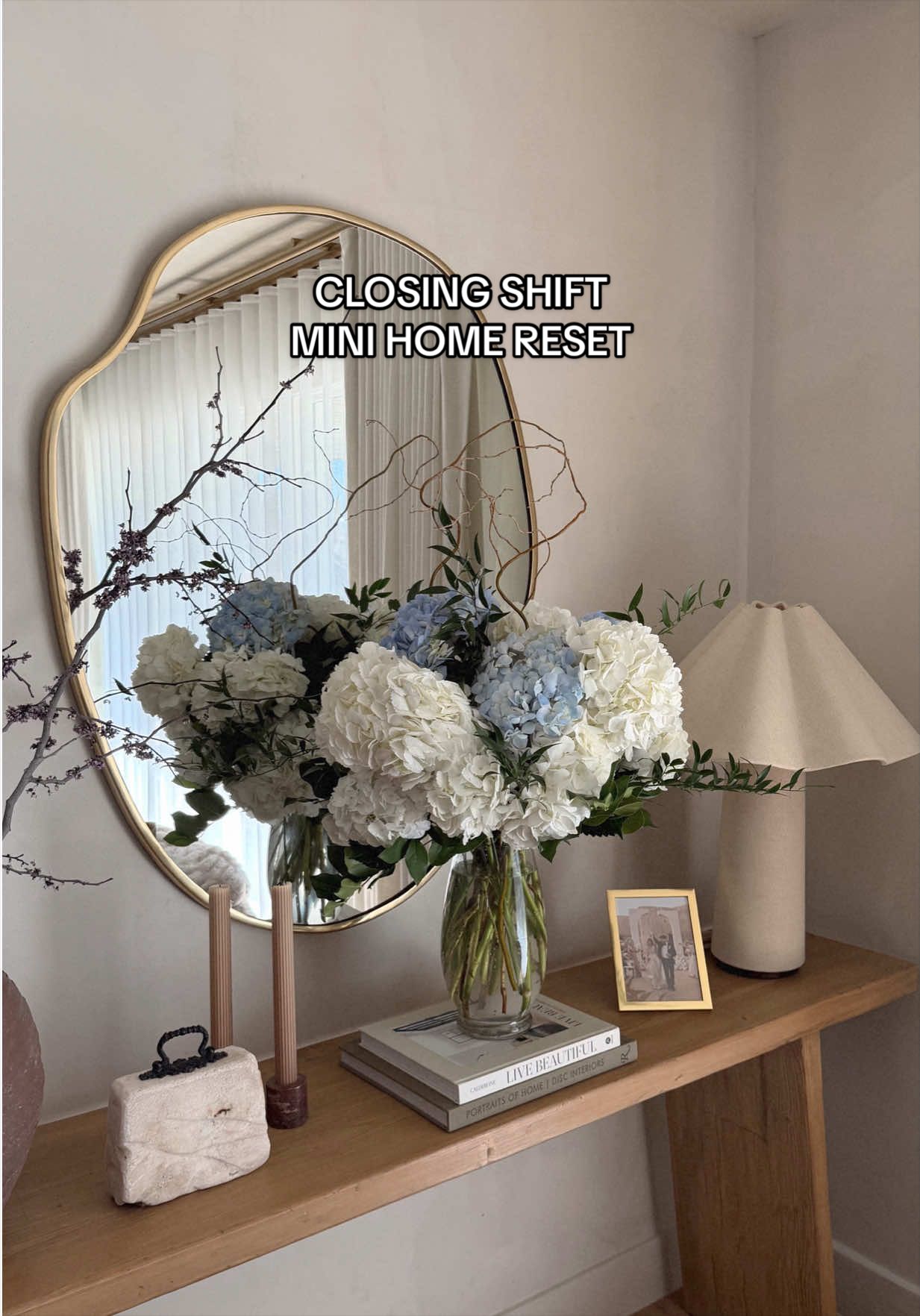 TikTok post by @whitneyysimmons for Alani Nutrition. Caption reads: CLOSING SHIFT !!! 🫧🧺🌙🤍 @Alani Nutrition....