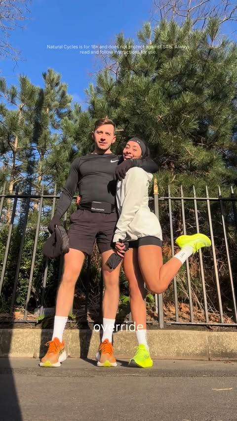 Instagram post by @biancbrookes for Natural Cycles°. Caption reads: [...] shifted the way I train. The @naturalcycles....