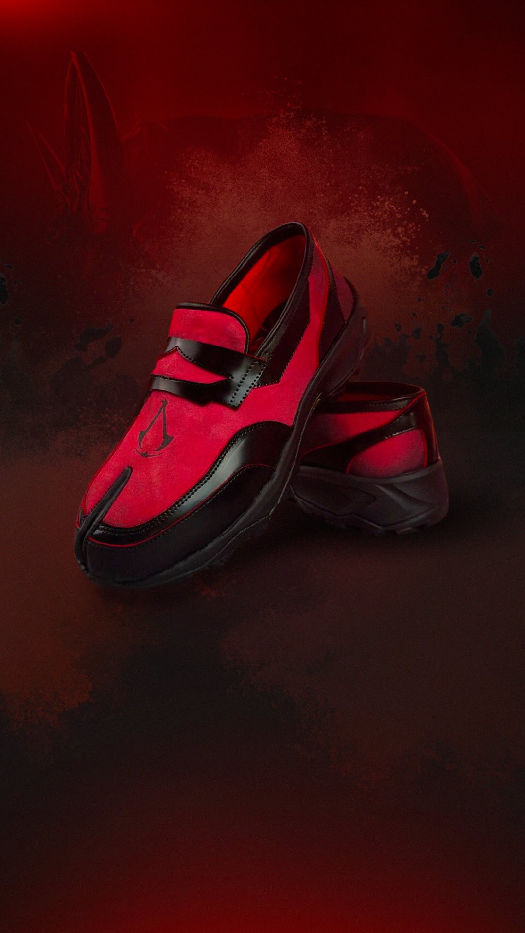 Instagram post by @clessio_lab for Ubisoft. Caption reads: Tabi shoes x Assassin’s Creed Shadows 🥷🔥
Per....
