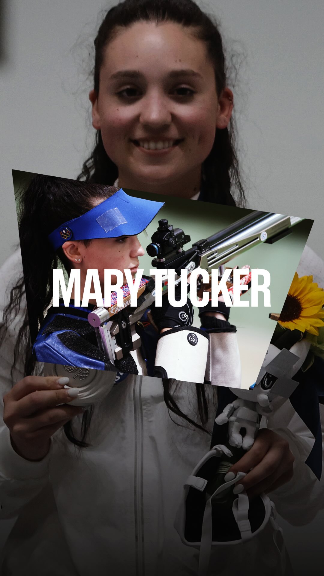 Instagram post by @mcarolynn10.9 for Olympics. Caption reads: 🗣️ “They solidified the idea that I’m shooting....