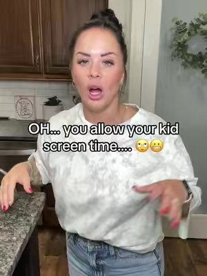 TikTok post by @quasifam for Joyfy-US. Caption reads: Listen, I am just a busy mom trying to get dinner....