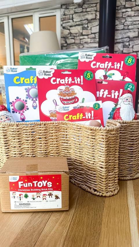 Instagram post by @ada_arthur_and_mummy for Baker Ross. Caption reads: December Box 🎅🏻🎄

AD| make my children’s....