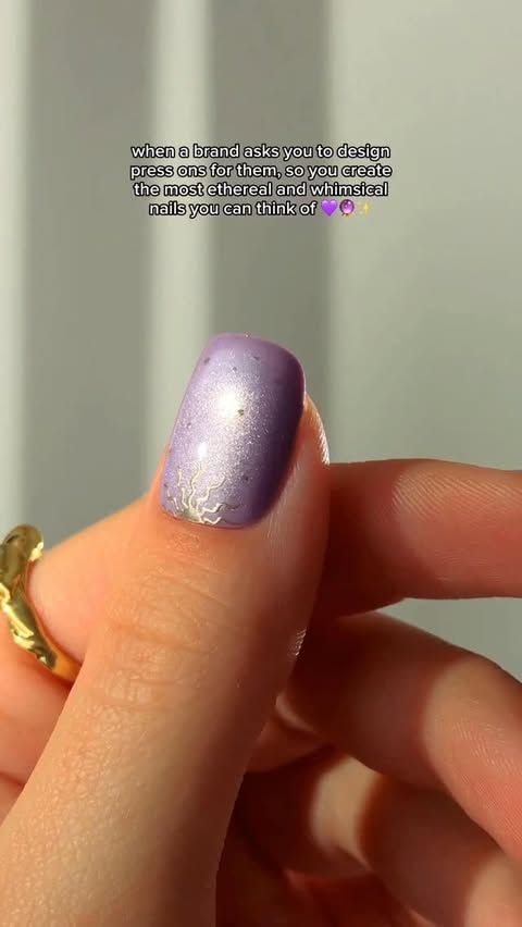 Instagram post by @basecoatstories for Doonails. Caption reads: [...] you’re loving this design 🥹 my other....