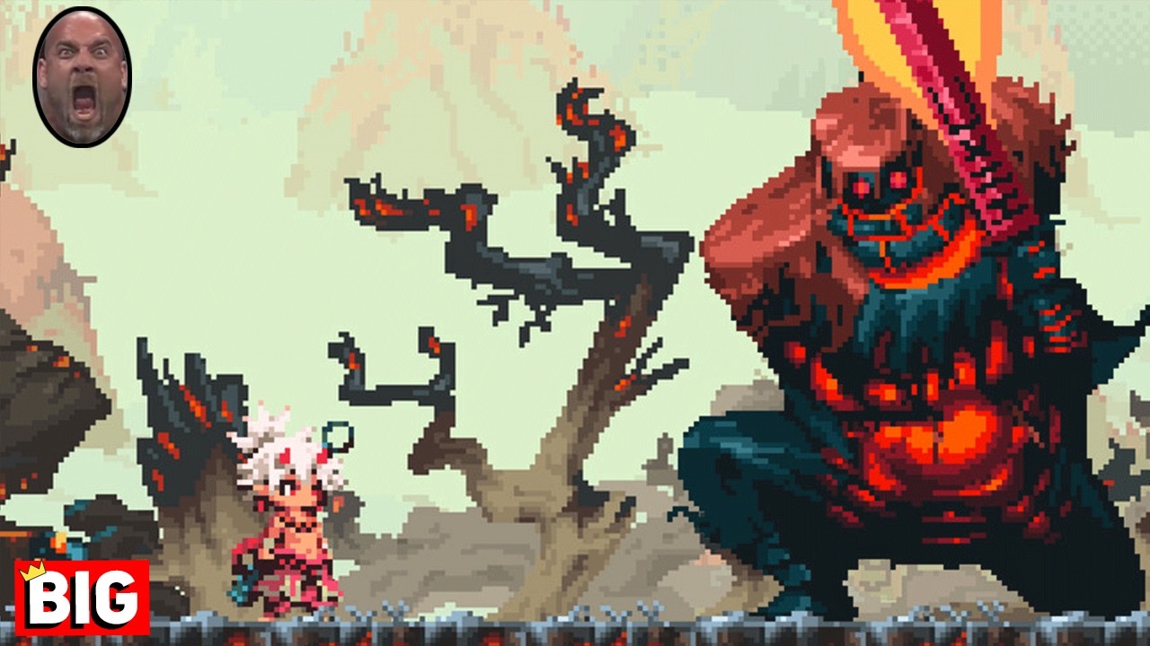 YouTube post by @ClemmyGames for Humble Bundle. Caption reads: MORE NEW Upcoming Indie Games | Steam Next....