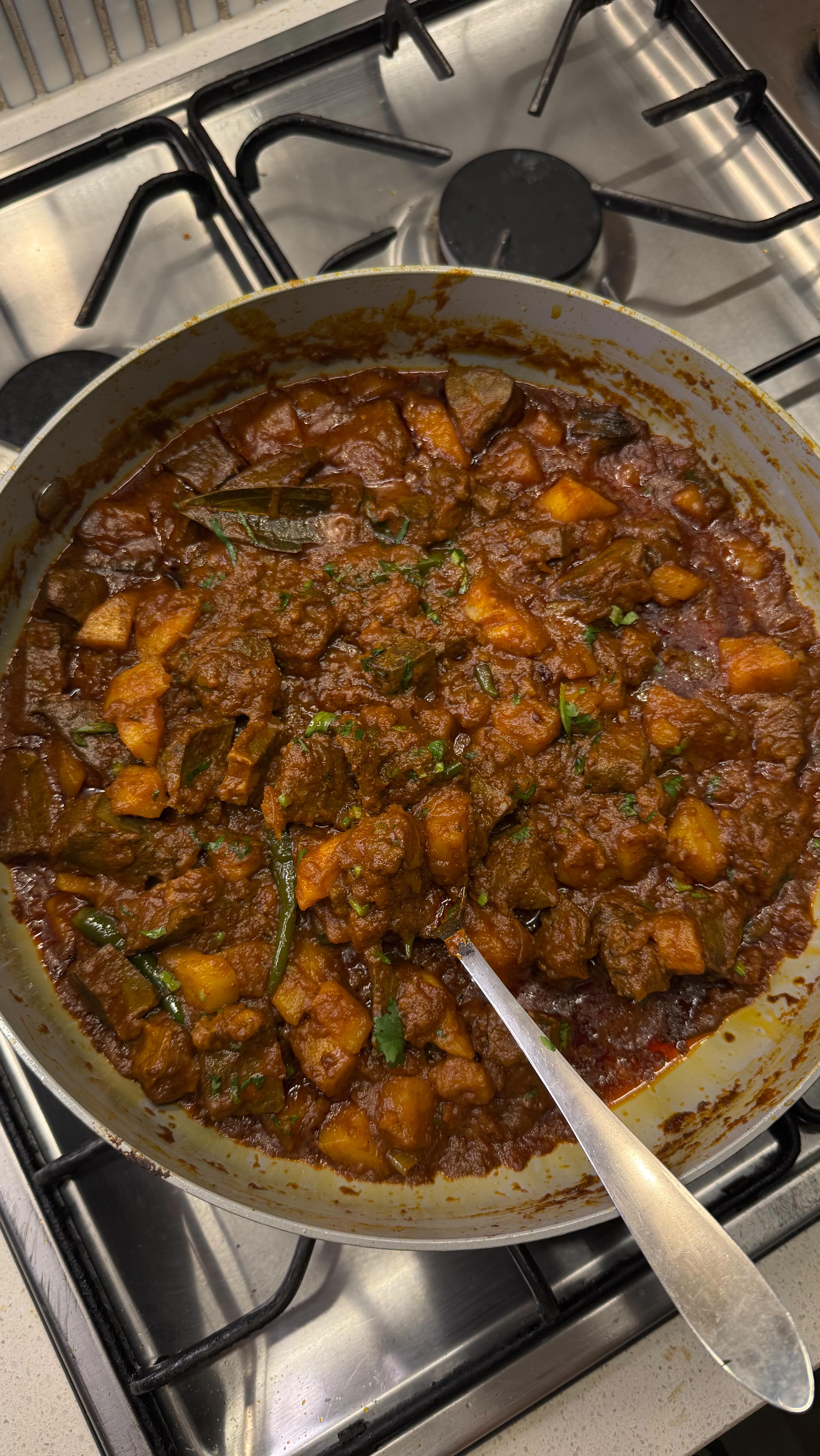 Instagram post by @yourlilcook for The Nikos Knife. Caption reads: ✨ Eid ul adha special- episode 2 ✨
Beef kolija....