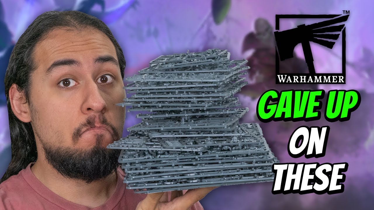 YouTube post by @EonsOfBattle for MyMiniFactory. Caption reads: Painting a Faction Warhammer Gave Up On!.