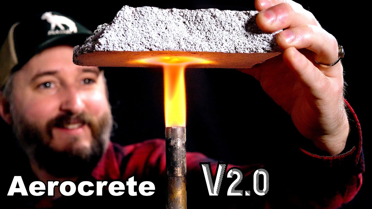 YouTube post by @Nighthawkinlight for DeleteMe. Caption reads: Perfect Aircrete, Kitchen Ingredients..