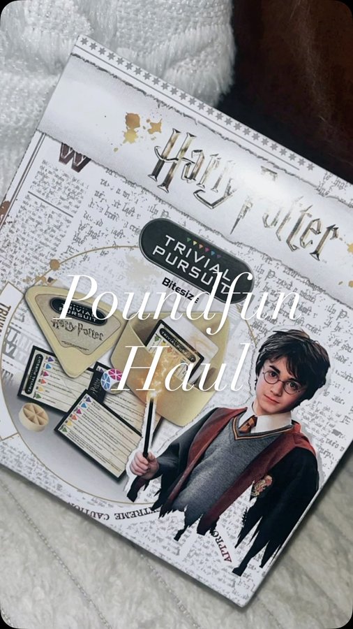 Instagram post by @kirstyandhercrew for PoundFun. Caption reads: ✨ Poundfun Haul Time! ✨ I’ve stocked up on some....