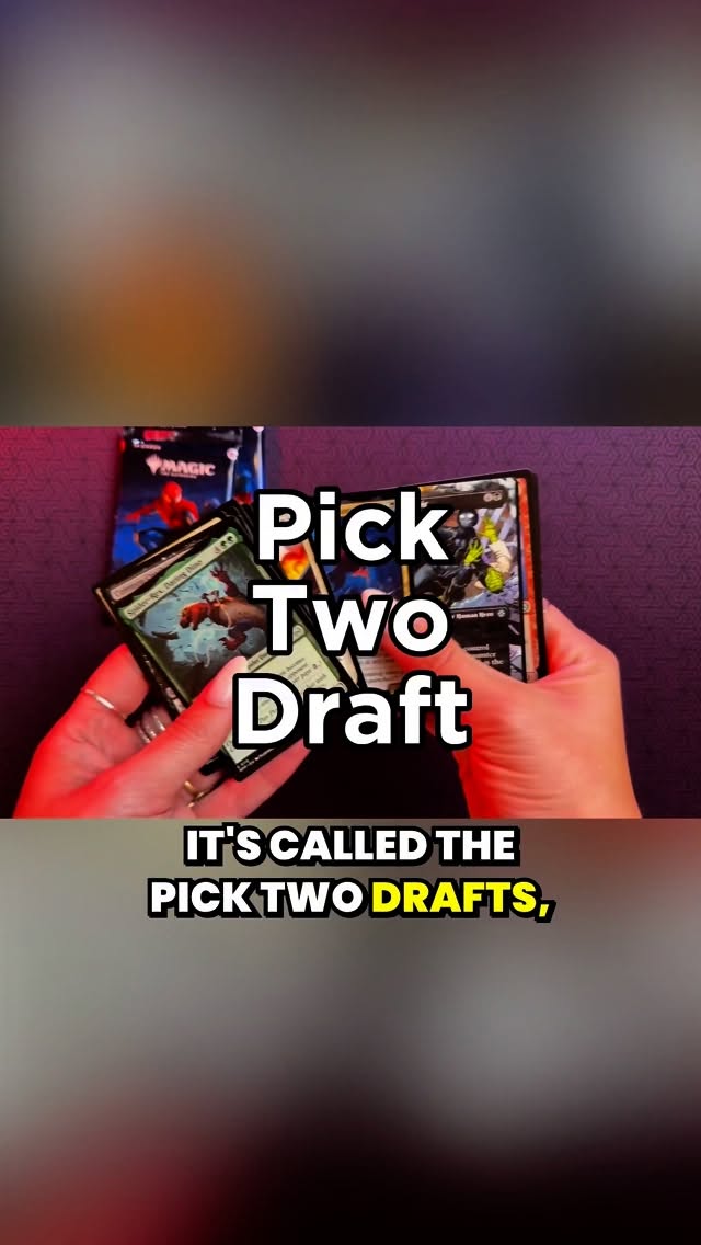 Instagram post by @dani_standring for Magic: The Gathering. Caption reads: New draft, who dis? Why pick one, when you can....