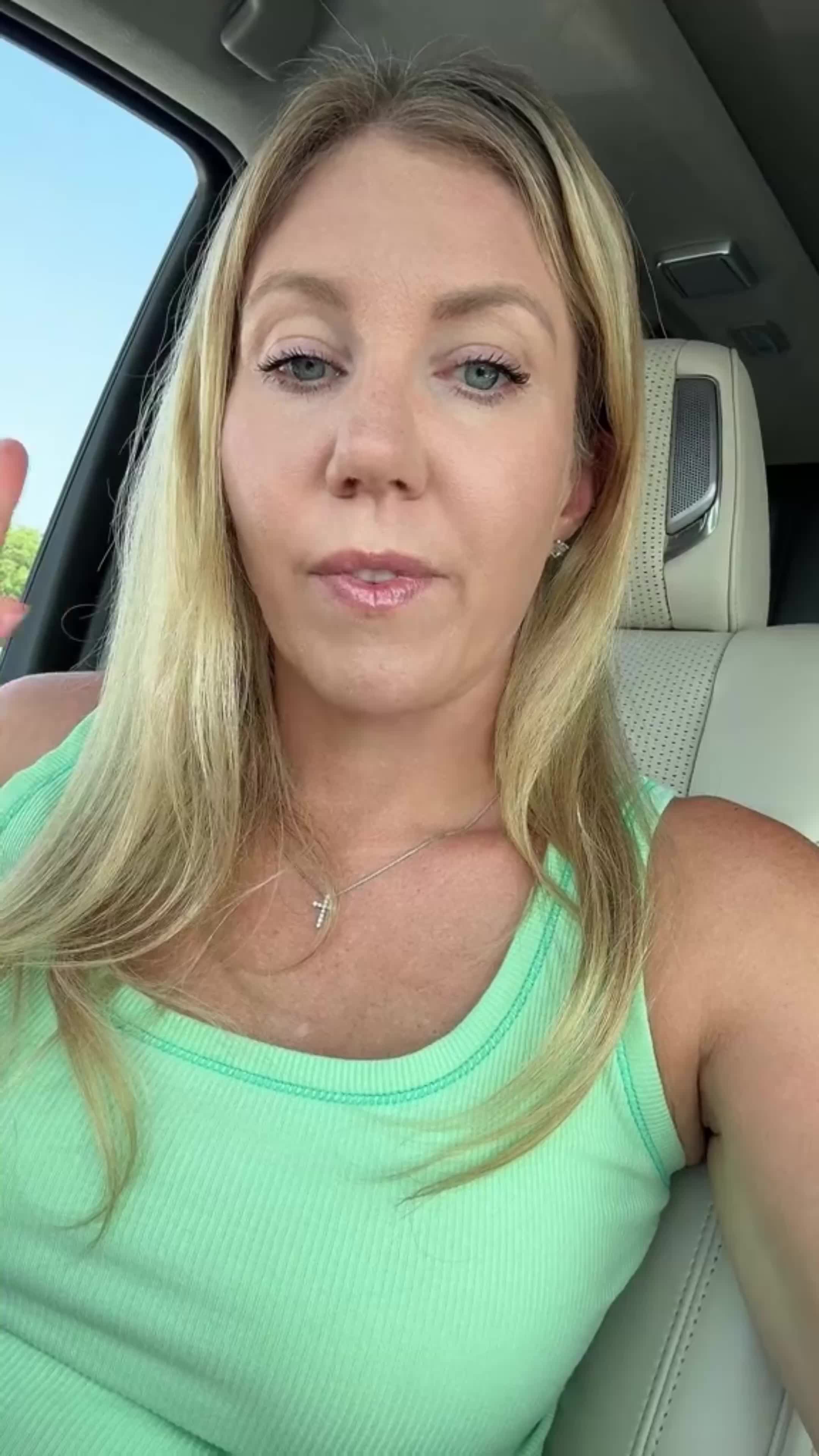 TikTok post by @ashleygaskin6 for L’ange Hair. Caption reads: [...] OOS, GLAMWAVE is backkkk! @langehair .