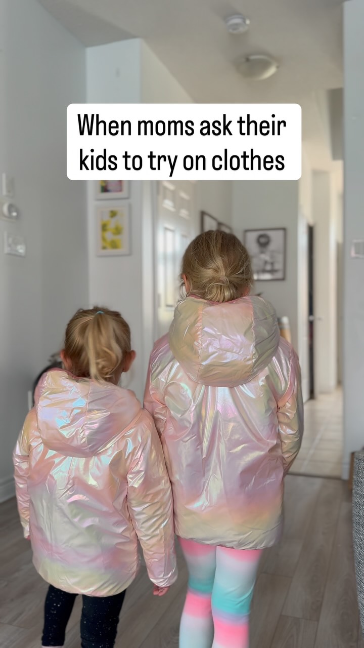 Instagram post by @nellecreations for Deux par Deux. Caption reads: At least they love trying on their new items

Save....