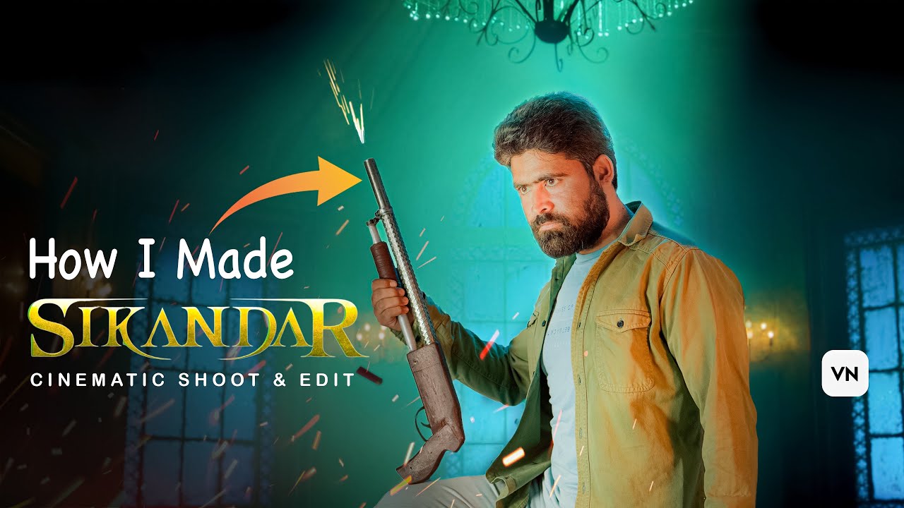 YouTube post by @zarmatics for Motion Array. Caption reads: How I Shoot & Edit SIKANDAR Trailer 🔥 ZarMatics.