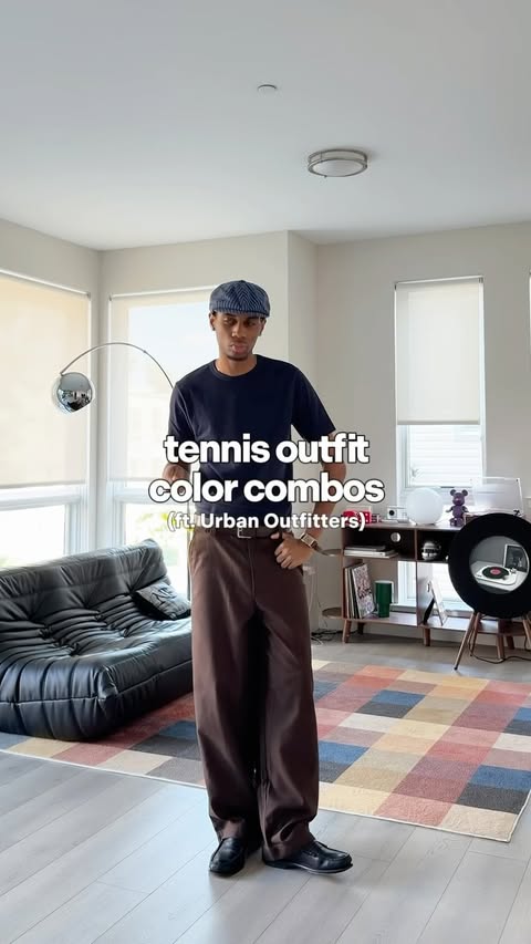Instagram post by @nassnyc for Urban Outfitters. Caption reads: my tennis color palette with @urbanoutfitters....
