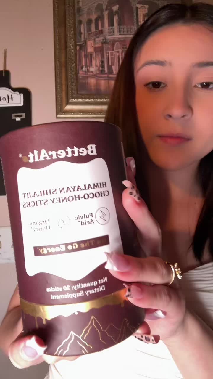 TikTok post by @.estefany.9 for Better Alt. Caption reads: #honey #honeypack #betteraltshilajit #energy....