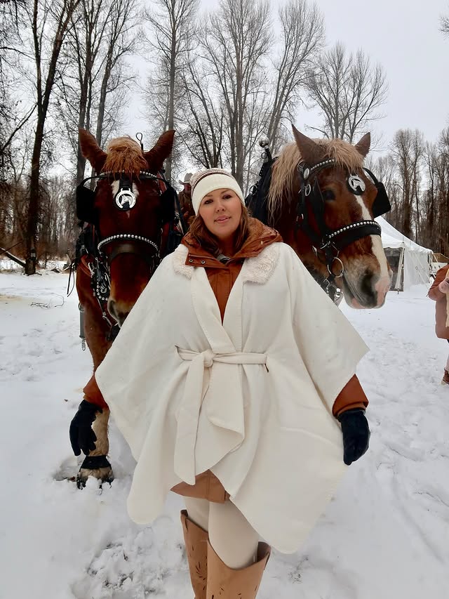 Instagram post by @ashley_dorough for Torrid. Caption reads: [...] my first full day in Jackson Hole! ❄️....
