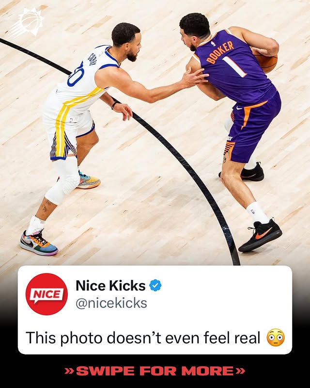 Instagram post by @stephencurryhistory for Nice Kicks. Caption reads: STEPH SNEAKER WATCH! 🚨
Stephen Curry switched....