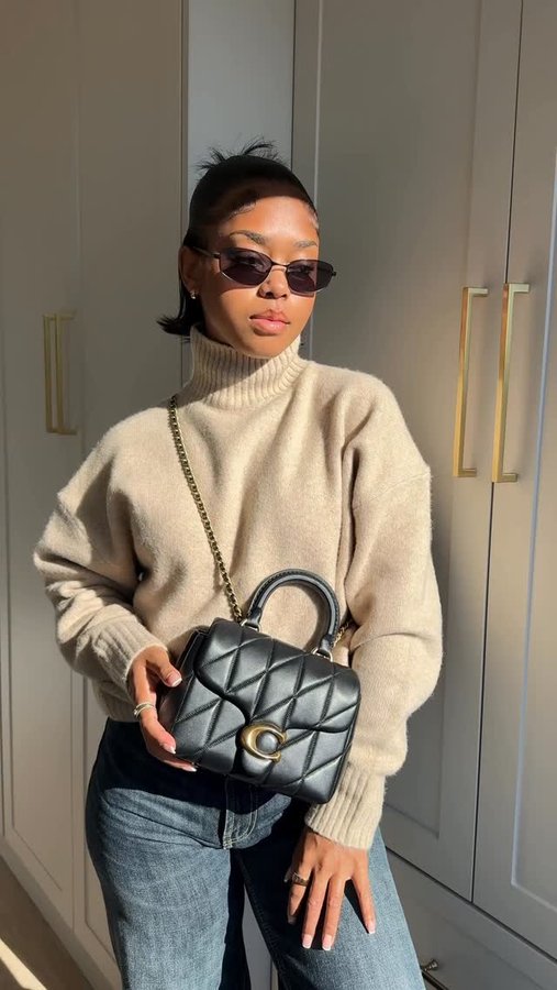 Instagram post by @a.wilkyy for Coach. Caption reads: I love the look 🤩 which @coach bag is your....