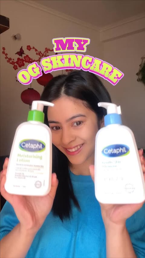 Instagram post by @sheela_mizar for Cetaphil. Caption reads: [...] and it’s the OGs that never fail 🤭💙....