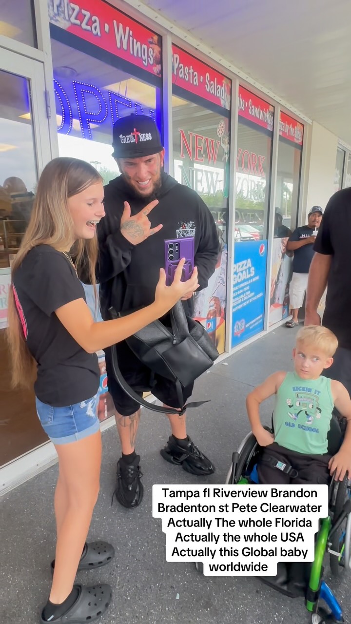 Instagram post by @greatnessreinvented1 for Sticker Mule. Caption reads: Follow @stickermule they came down to Florida and....