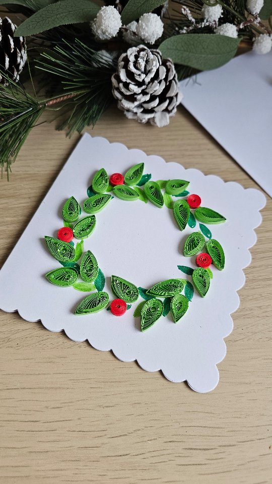 Instagram post by @katie_rose_family for Ryman. Caption reads: [...] scalloped edge white cards are from....