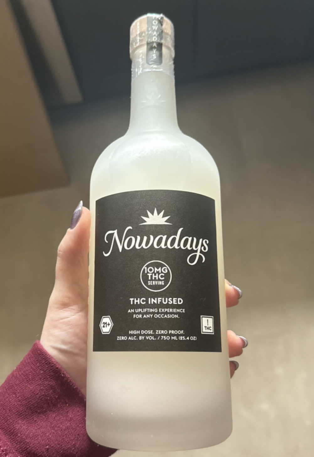 TikTok post by @whatscookingwithnicole for NOWADAYS. Caption reads: I’ve been seeing @DRINK NOWADAYS literally....