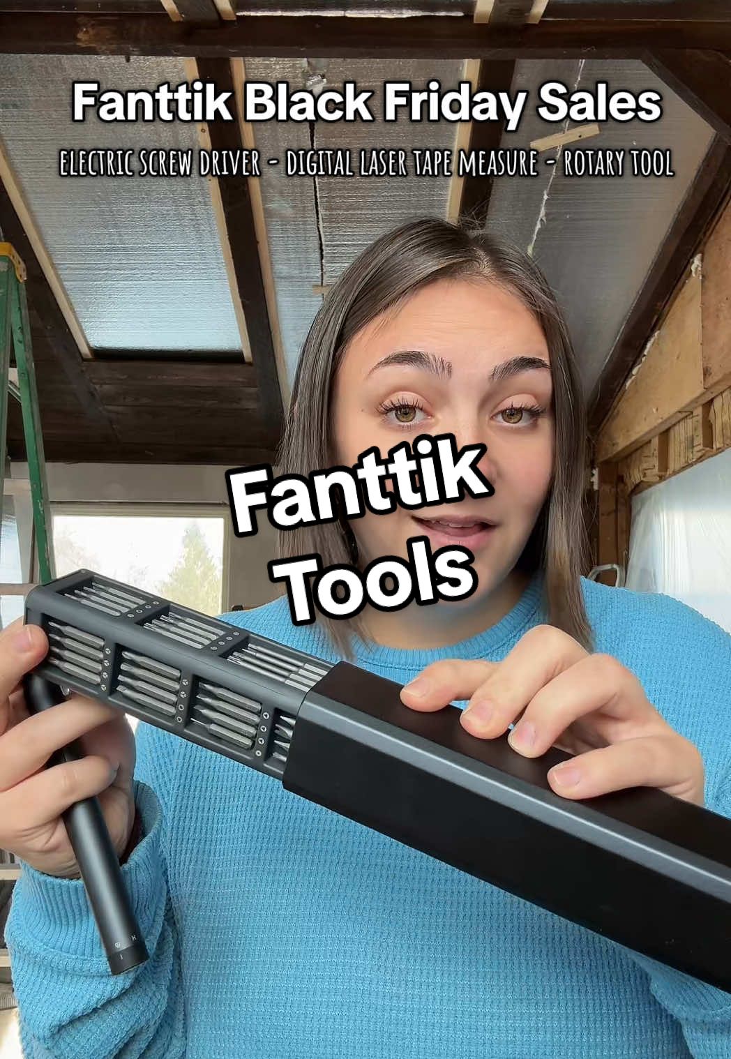 TikTok post by @life.withjayde for Fanttik. Caption reads: @Fanttik has the best quality tools for the lowest....