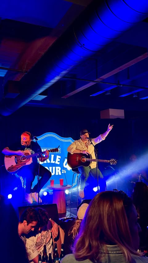 Instagram post by @jocelyngallo_ for Bud Light. Caption reads: A week in the life with @budlightca Buckle Up Tour....