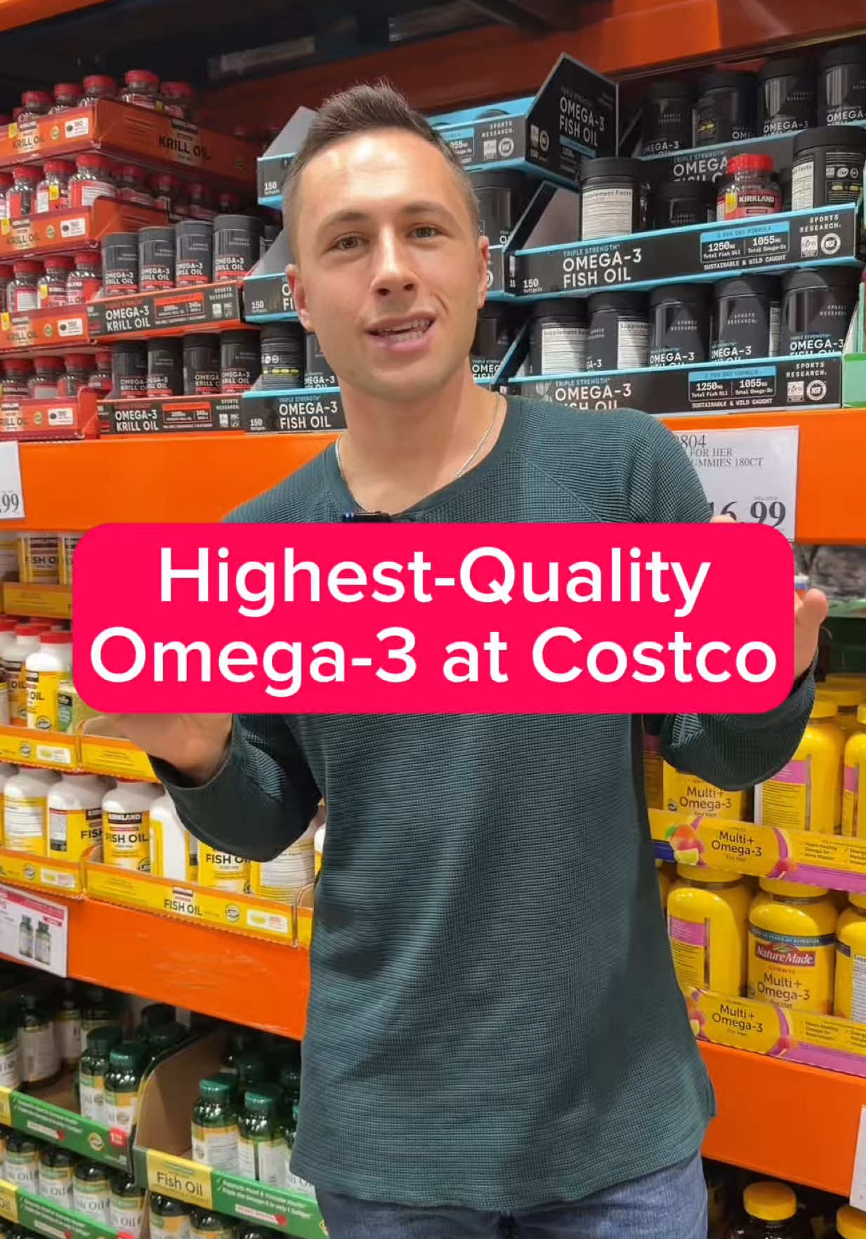 TikTok post by @healthwithhunter for Sports Research. Caption reads: [...] I was so excited to walk in and see @Sports....