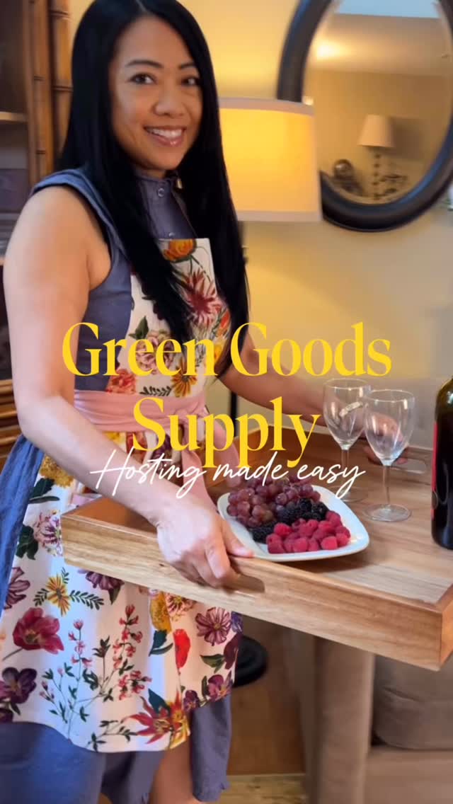 Instagram post by @hafachamorita for Stack Influence. Caption reads: Multi-functional Ottoman trays for home or to give....