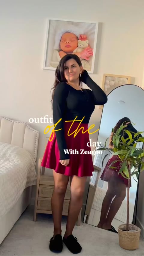 Instagram post by @duyguakdnz for Zeagoo. Caption reads: [...] with effortless elegance — powered by....