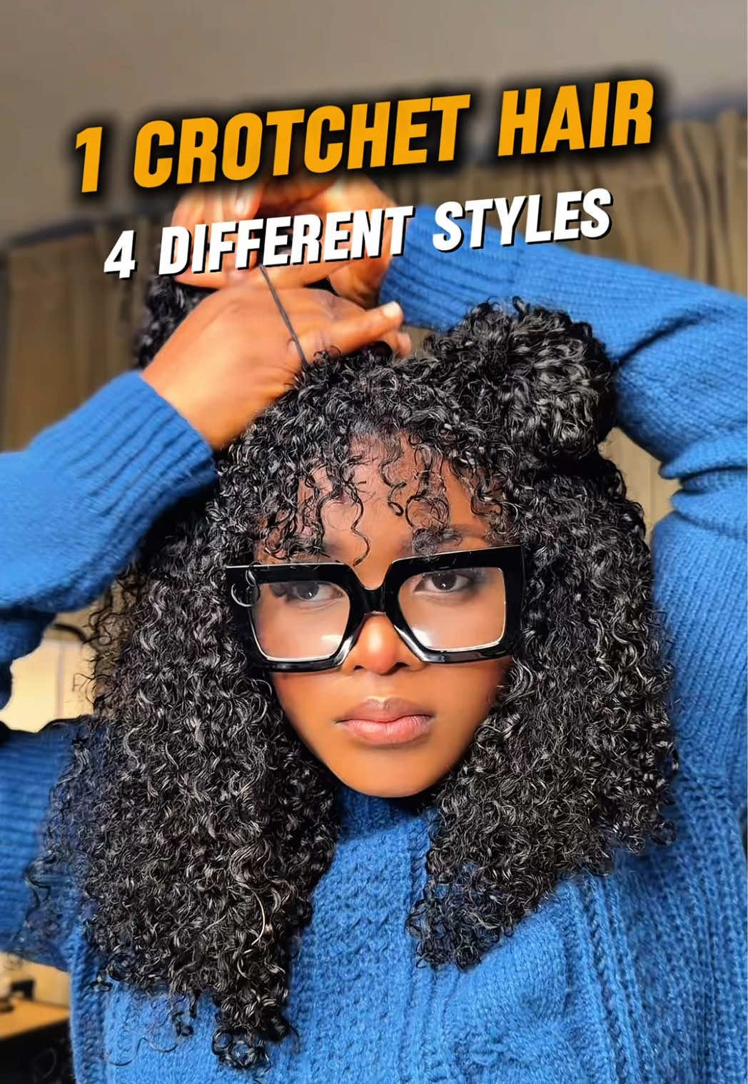 TikTok post by @meerah.bee for Alipearl Hair. Caption reads: Let me show you 4 different ways says to style....