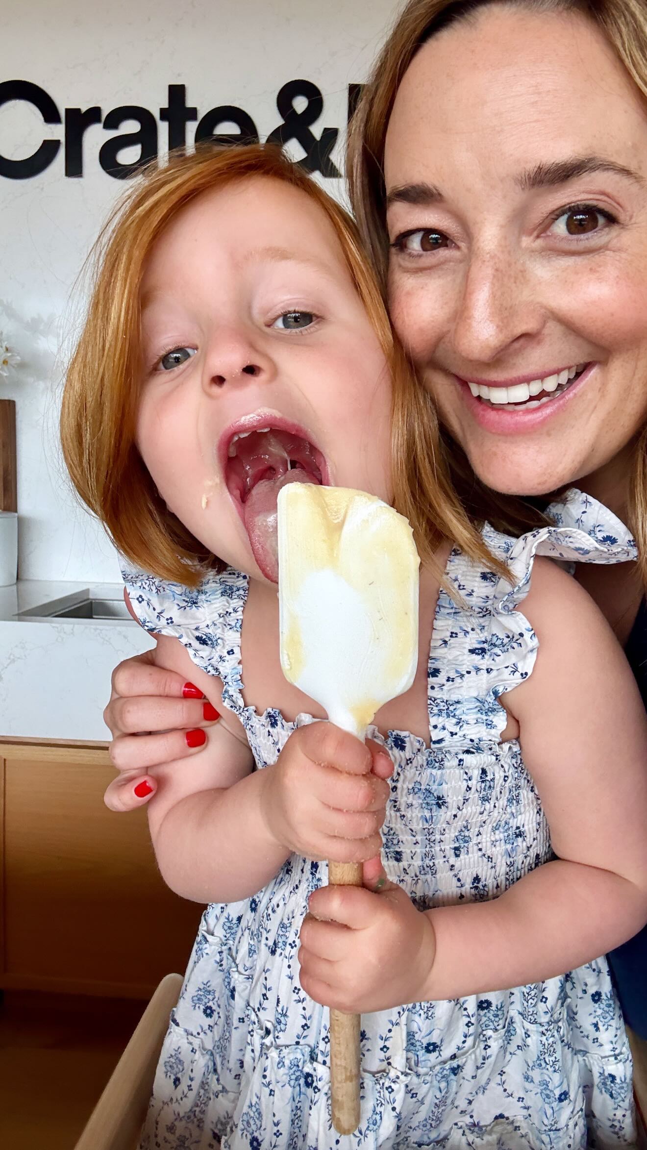 Instagram post by @crateandkids for Crate and Barrel. Caption reads: Keeping the Mother’s Day traditions alive! At....