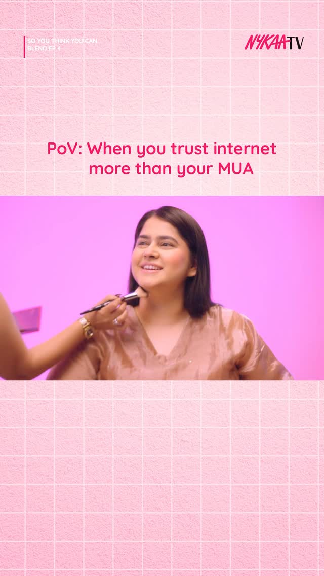Instagram post by @priyanka_diwate_9867 for Nykaa. Caption reads: When your MUA has 10 years of experience but....