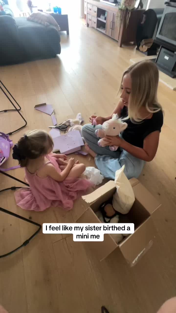 TikTok post by @kaitlinknight for Olli Ella. Caption reads: Baby fever is strong right now lol! Also Iluka....
