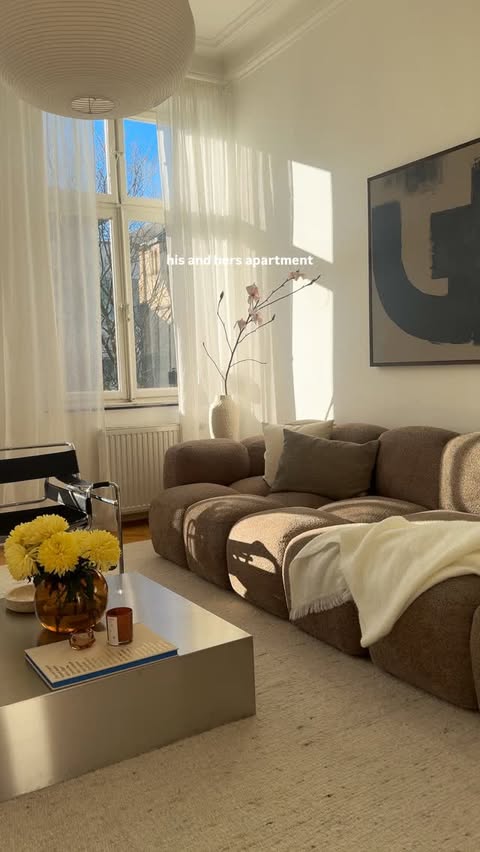 Instagram post by @ninetyliving for Westwing. Caption reads: [...] Tayla Sofa, Zoe Stühle, Liv Kommode by....