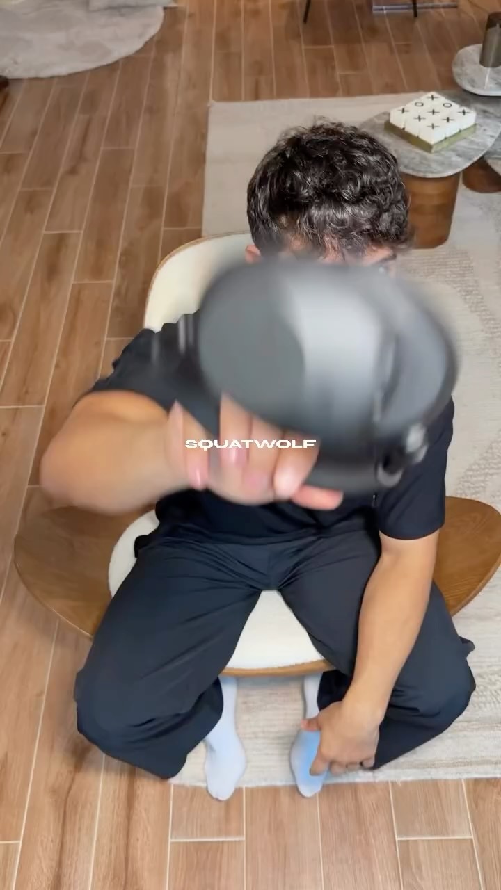 Instagram post by @ibrahimalhammadeh for SQUATWOLF. Caption reads: Train hard, look sharp 💪🔥
Use code IBRA for 10%....