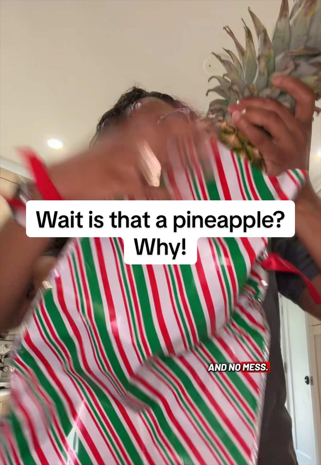 TikTok post by an influencer for QVC. Caption reads: [...] #giftbags #christmas #qvc #dealsforyoudays....