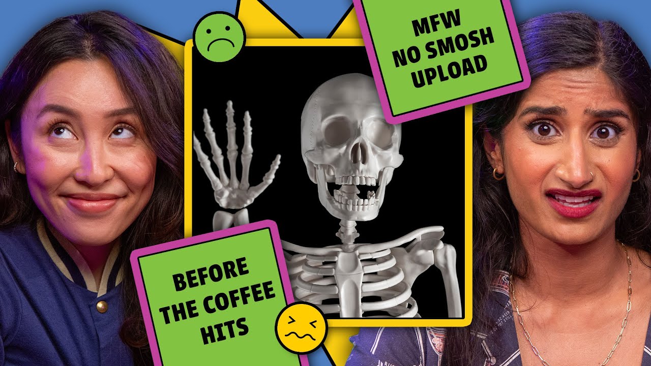 YouTube post by @SmoshGames for Smosh. Caption reads: It's Giving... Funny Card Game.