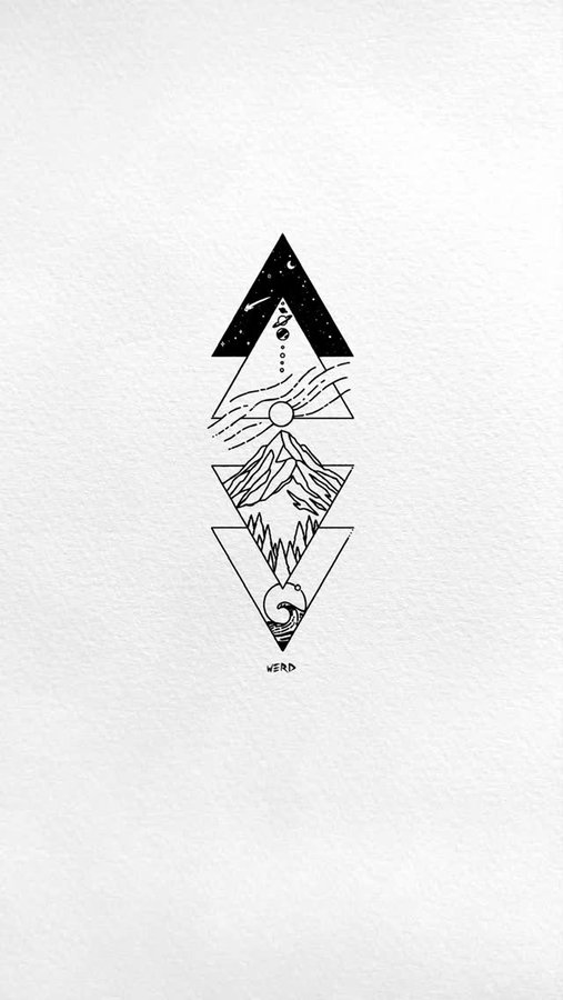 Instagram post by @werdgra for Inkbox. Caption reads: Diamonds in the sky. Testing out one of my @inkbox....