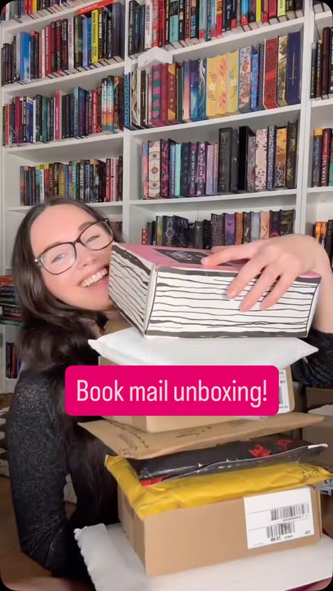 Instagram post by @bethanys_books11 for Kensington Books. Caption reads: Book mail unboxing! 📚 (stay to the end for crazy....