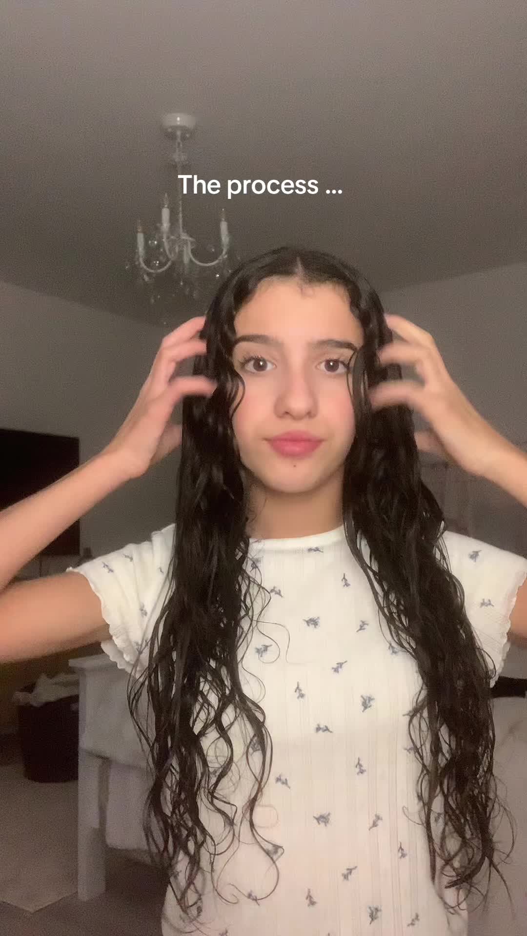 TikTok post by @lalylia_off for UMBERTO GIANNINI. Caption reads: My hair is so beautiful since I started using....