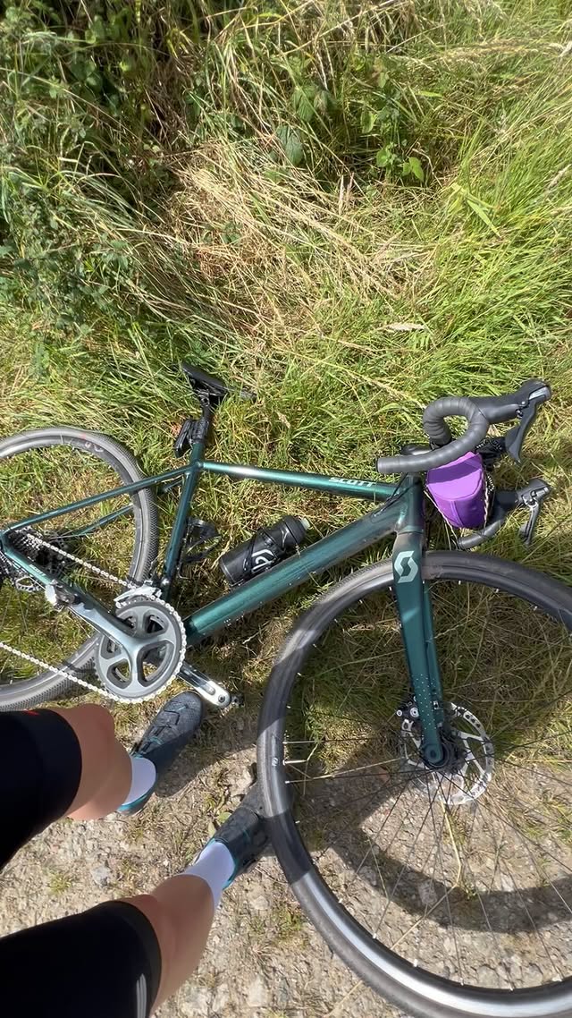 Instagram post by @becky_in_cornwall for Veloforte. Caption reads: [...] fuelling my way through summer with....