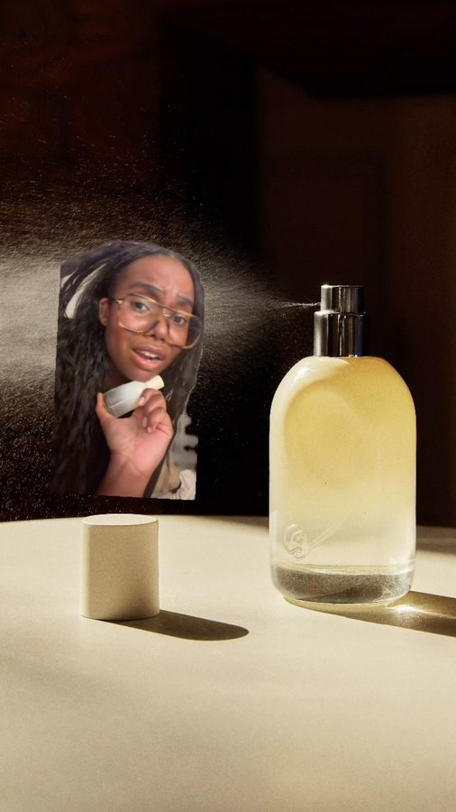 Instagram post by @tariro.makoni for Into The Gloss. Caption reads: The warm, cuddly, cozy scent of the season? Say no....