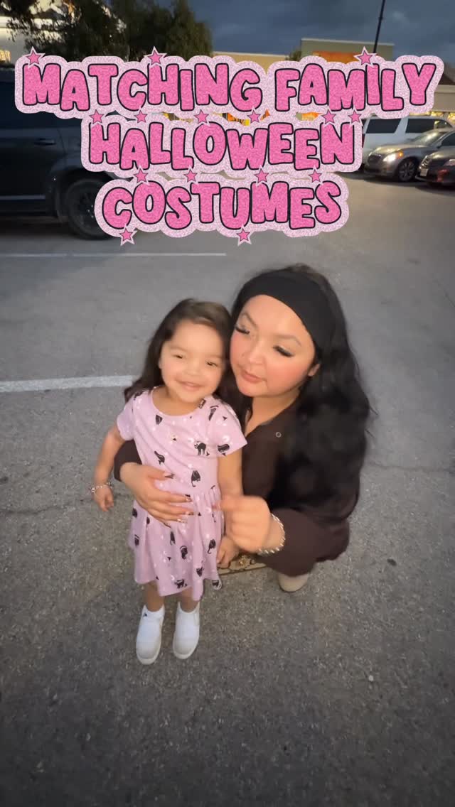 Instagram post by @therealpinklibra for Spirit Halloween. Caption reads: at least big man got his costume 🧌🧌💗💗....