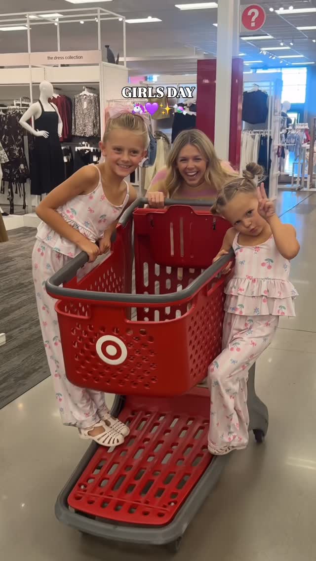 Instagram post by @jamee.folsom for Spin Master. Caption reads: Girls day means snacks, unicorn toys, purple, and....