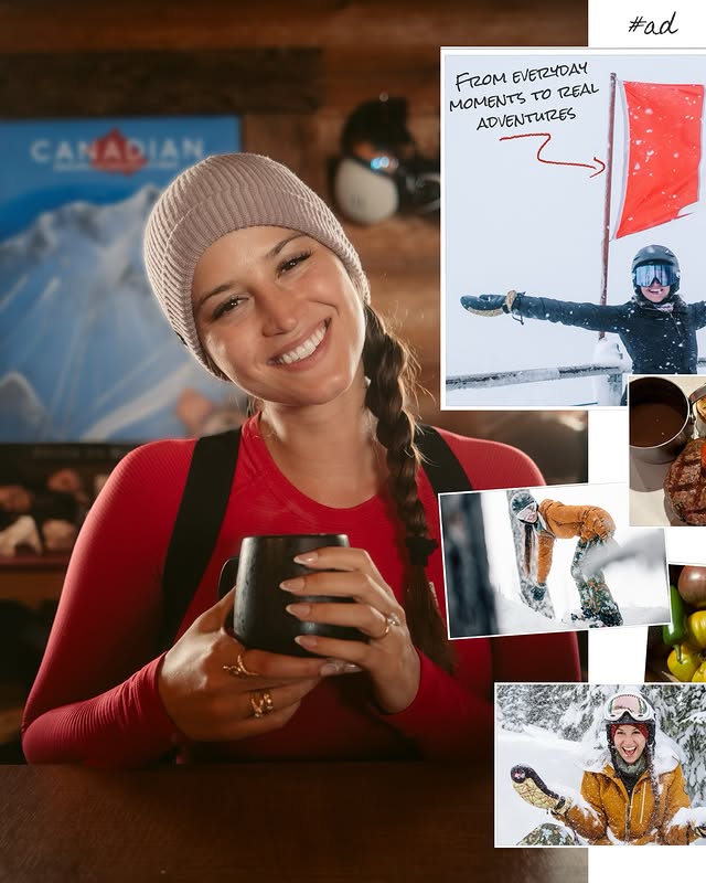 Instagram post by @lexielimitless for Chase. Caption reads: [...] This trip to Canada was powered by the....