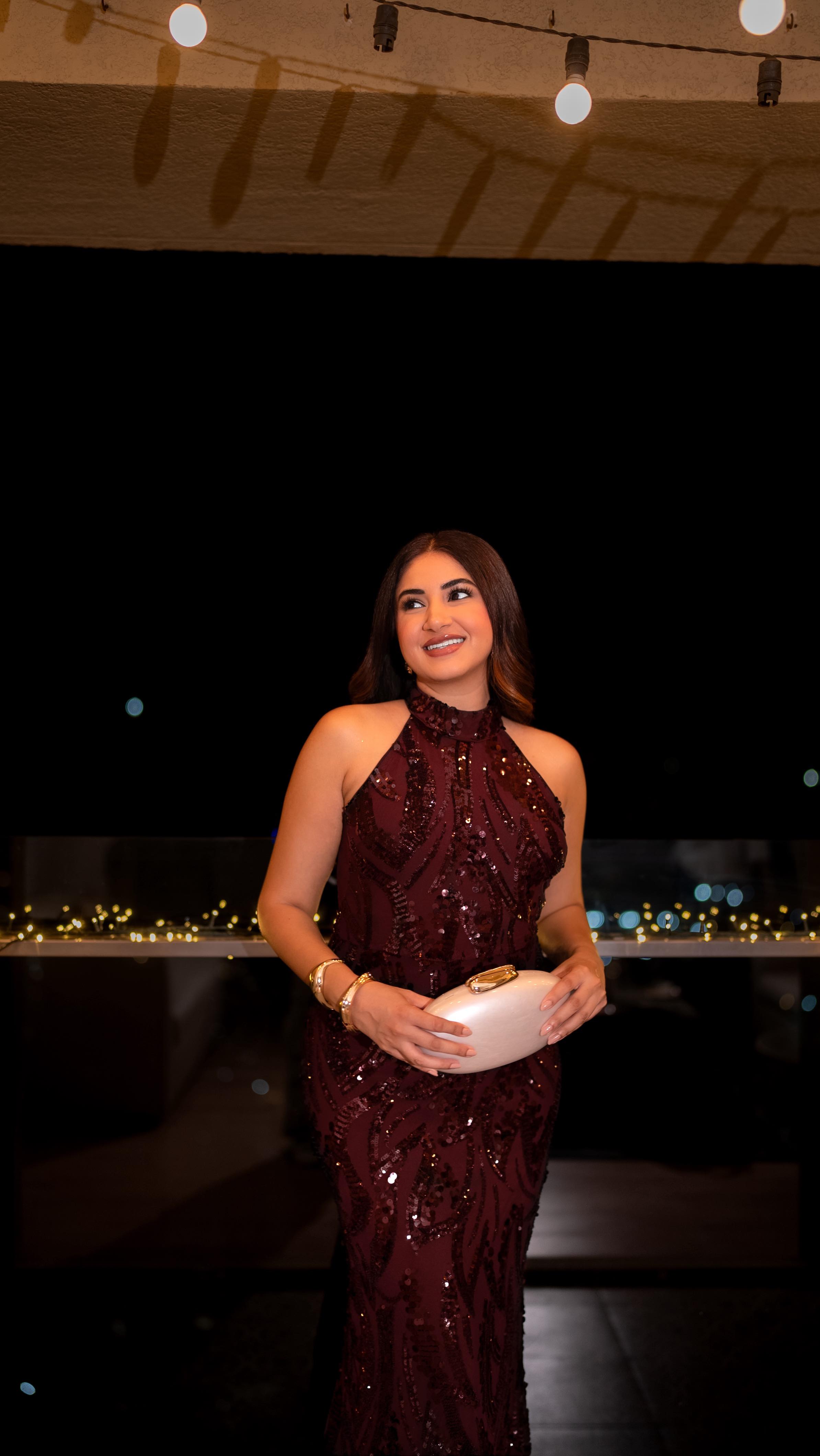 Instagram post by @aashnashroff for Forever New. Caption reads: Introducing Starlit Soirée with @aashnashroff. A....