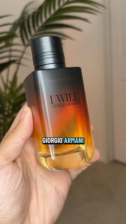 Instagram post by @bdfragrancez for Giorgio Armani. Caption reads: Reviewing the BRAND NEW I Will by Giorgio Armani....